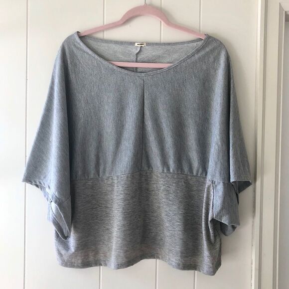 Monrow Grey Kimono T shirt Tee Small - Picture 2 of 7